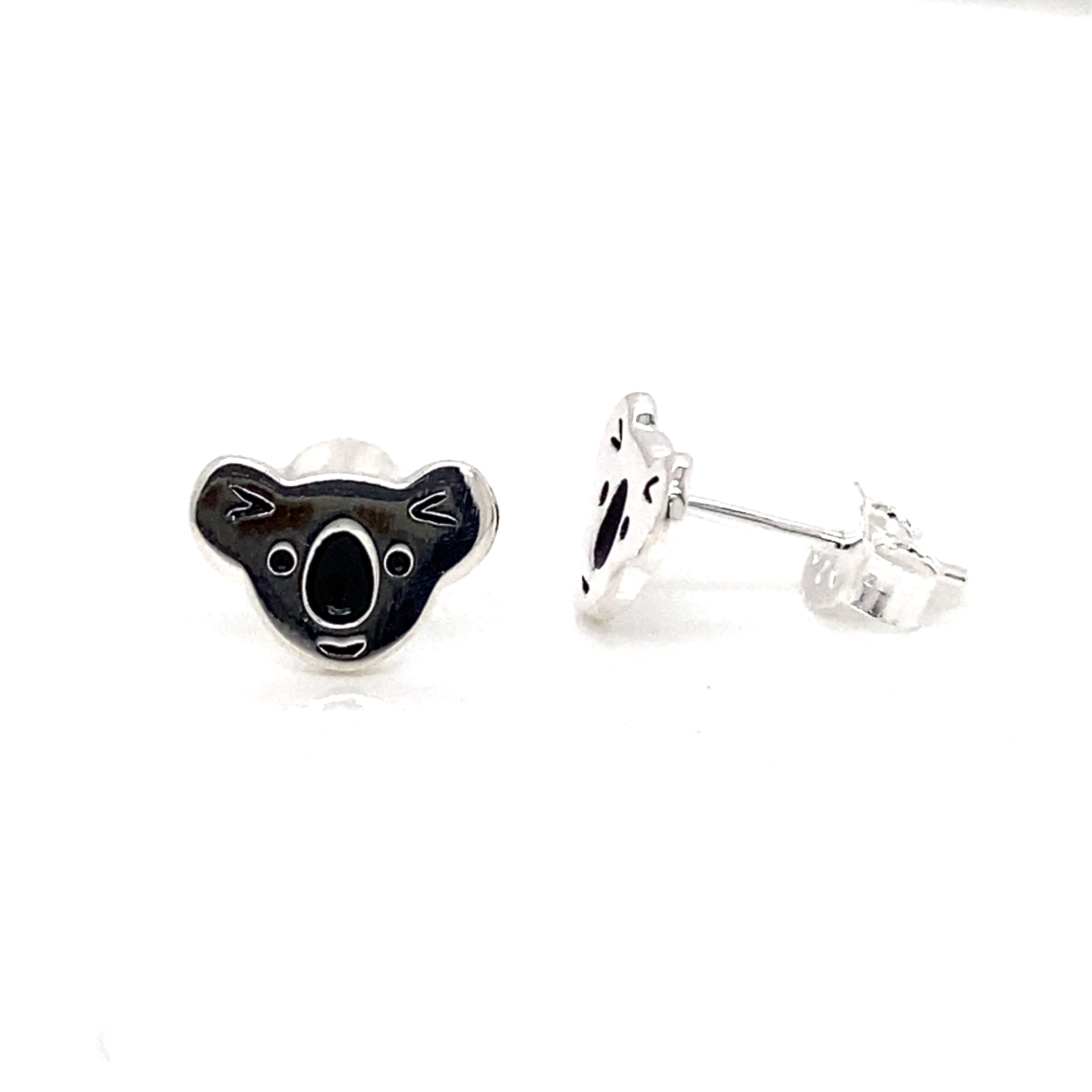 Katja Sterling Silver Koala Studs - Caesar Loves Ava