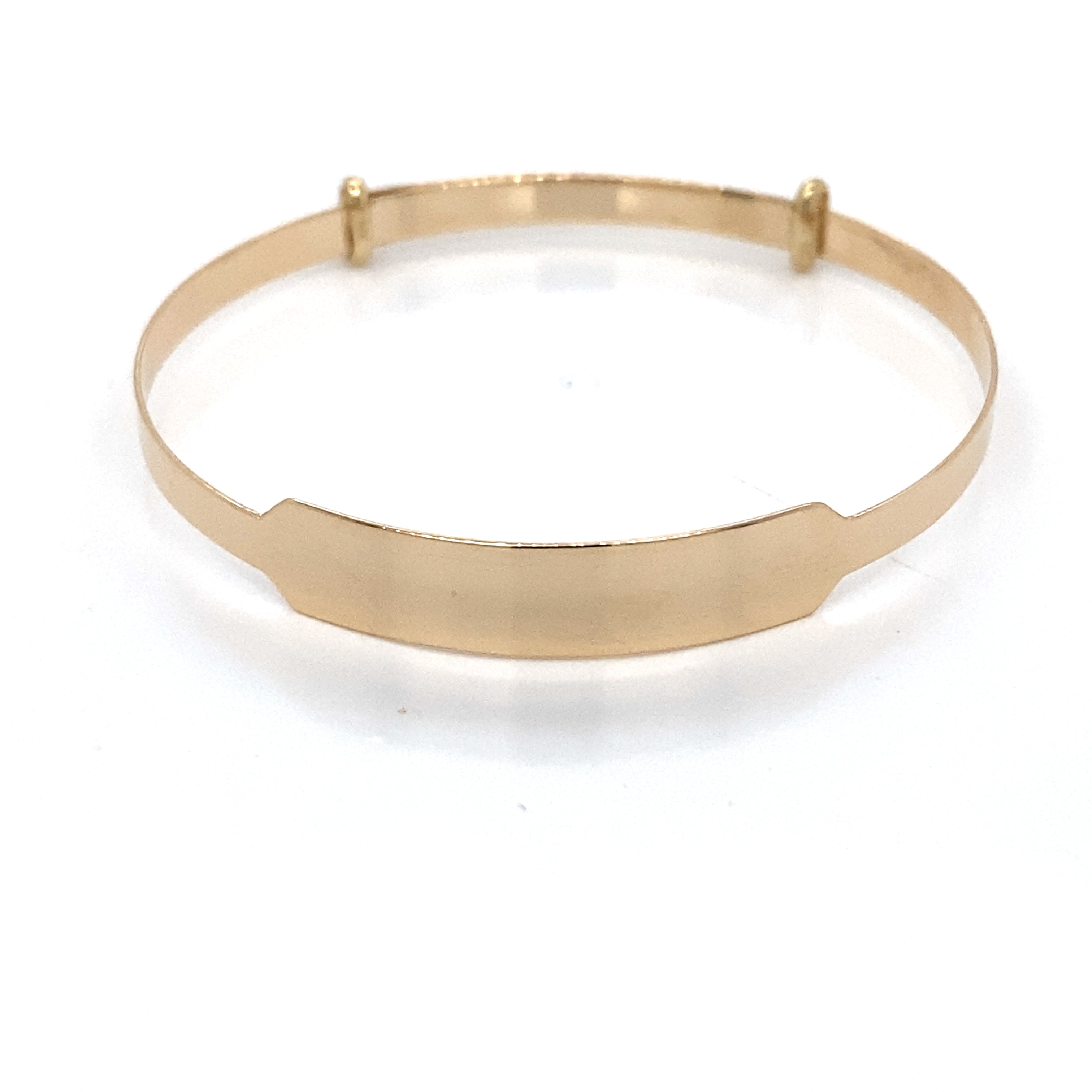 Andy Solid Gold Expandable Child Bracelet - Caesar Loves Ava