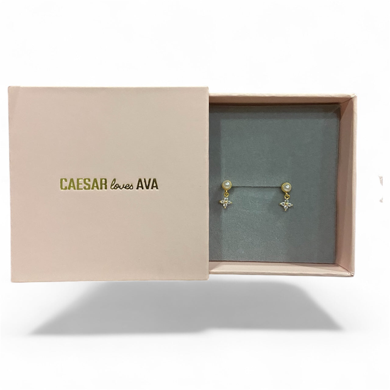 Beck Dazzling Pearl Drop Earrings