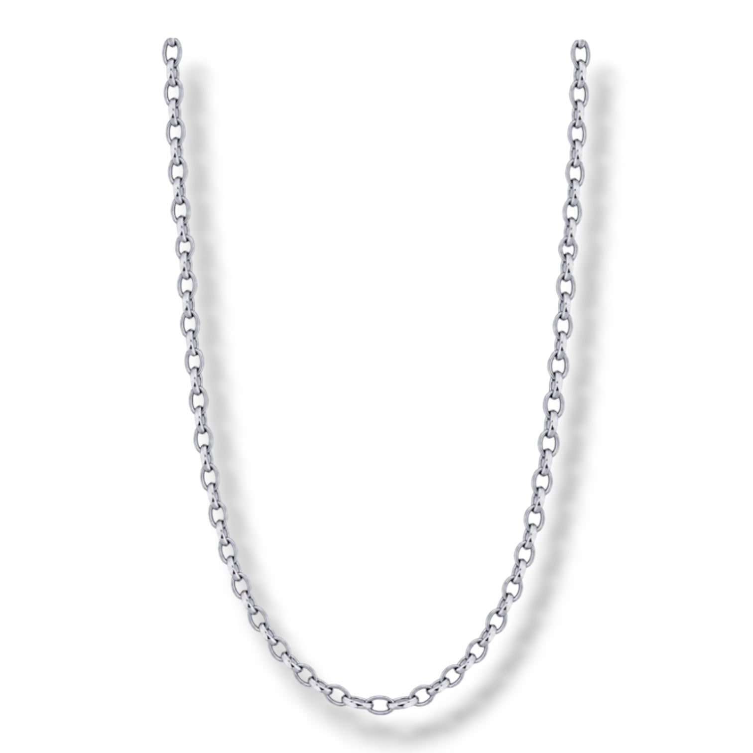Sterling Silver Belcher Chain 40cm
