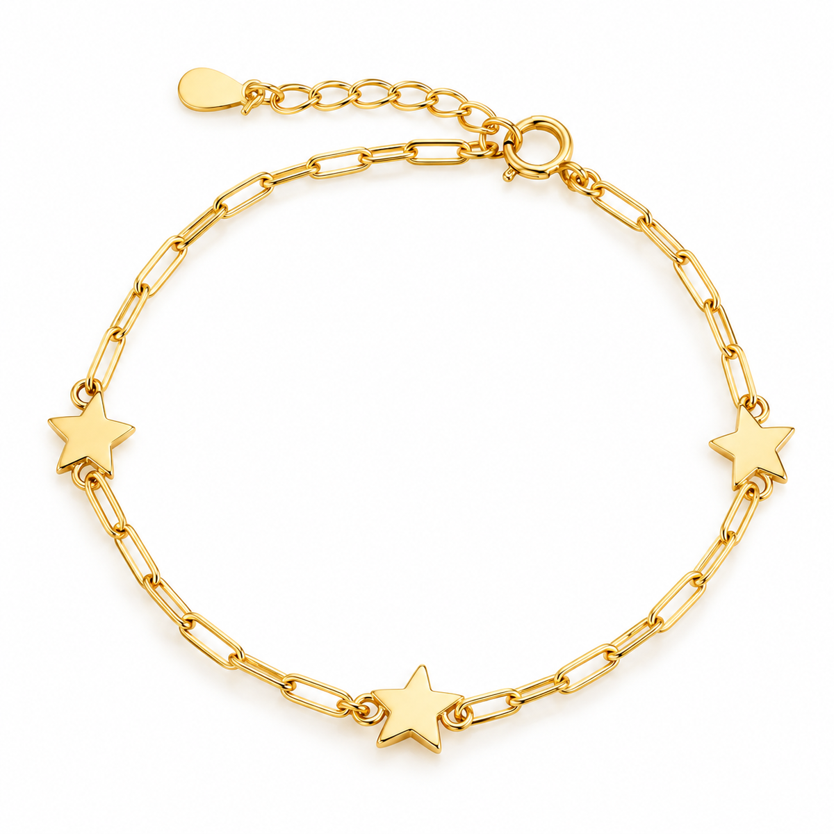 Alena Sterling Silver Star Bracelet