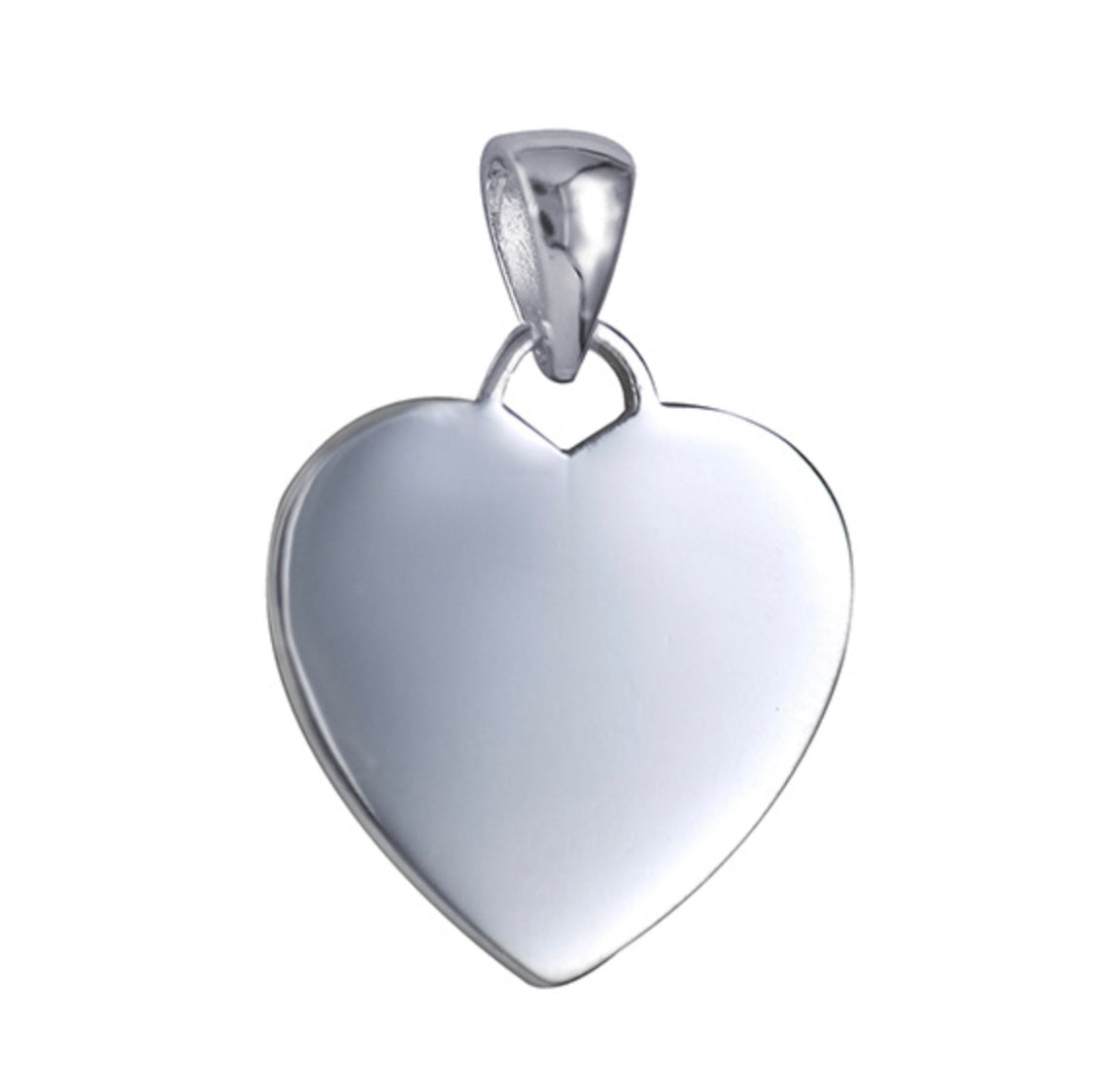 Alex Sterling Silver Engraving Shape Pendant - Caesar Loves Ava