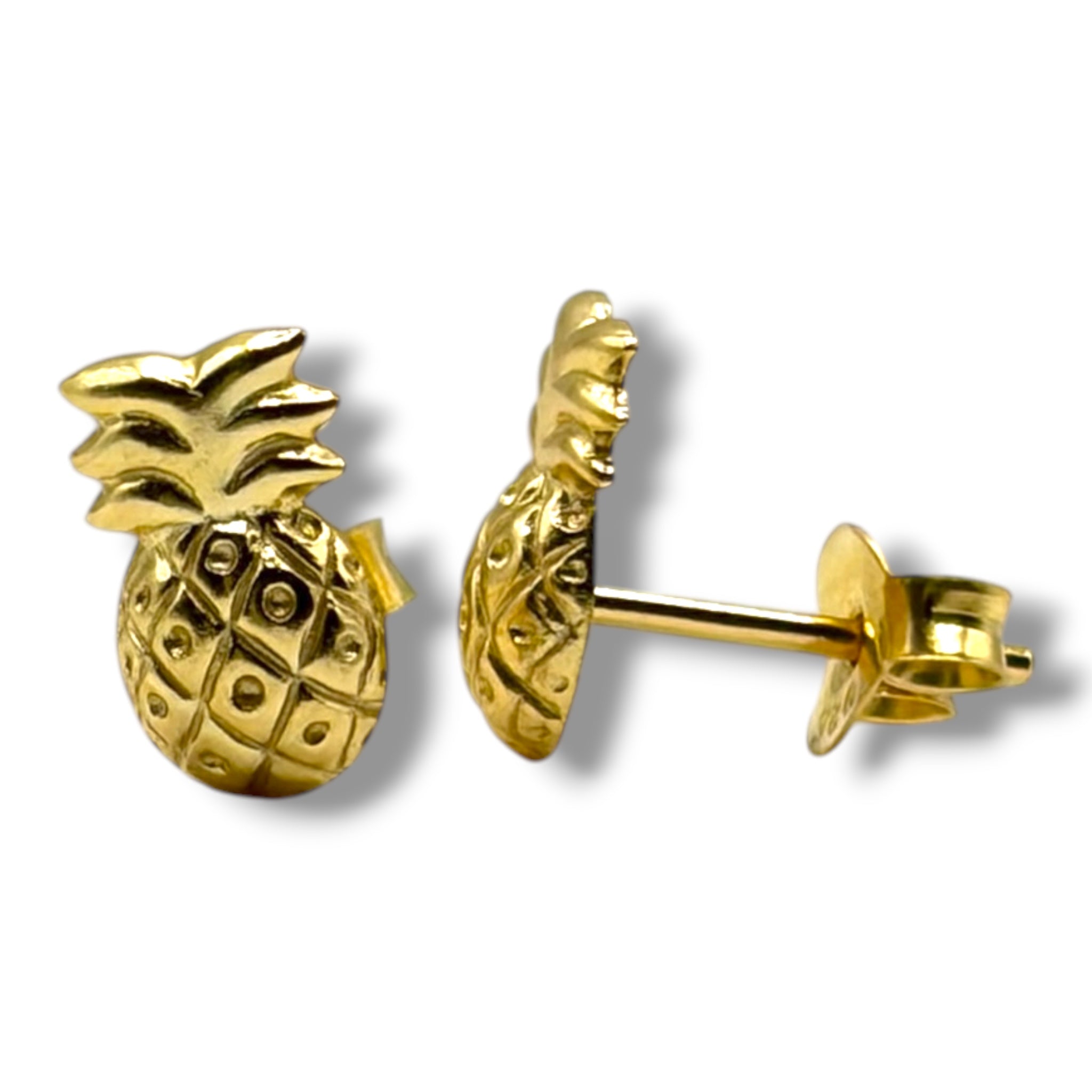 Lola Gold Plated Silver Pineapple Studs