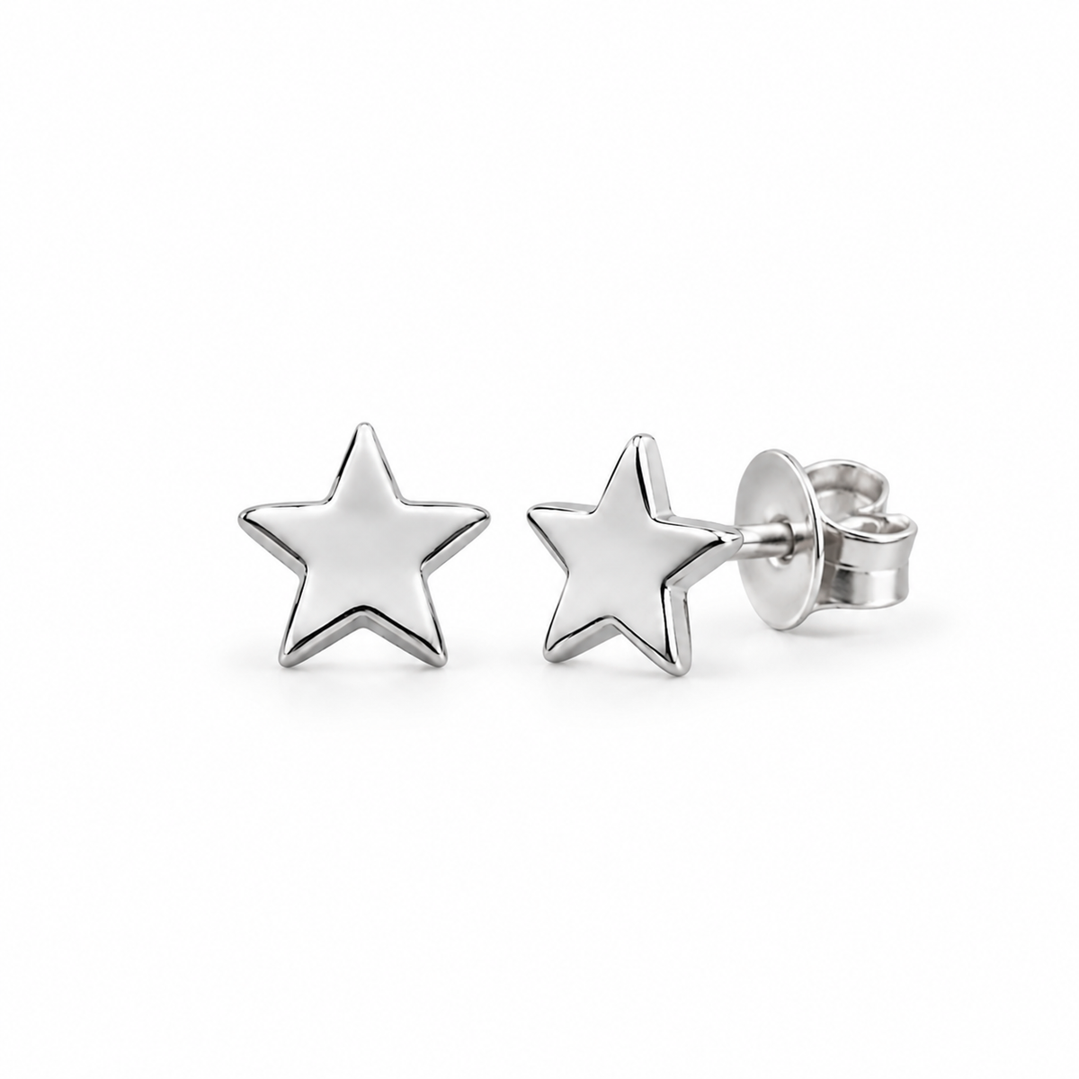 Stella Sterling Silver Baby Star Studs