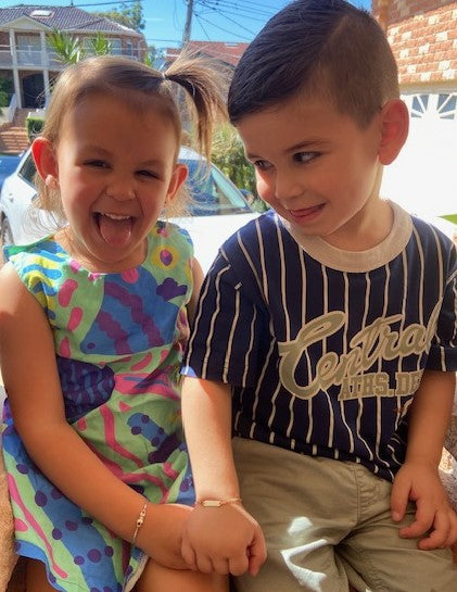 Maxine Sterling Silver Opening Baby Bangle - Caesar Loves Ava