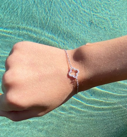 Lolita Sterling Silver Dazzling Clover Bracelet - Caesar Loves Ava