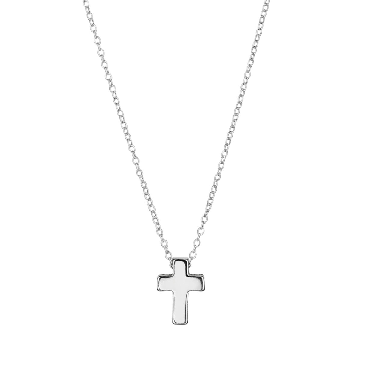 Chris Sterling Silver 3D Cross Necklace - Caesar Loves Ava