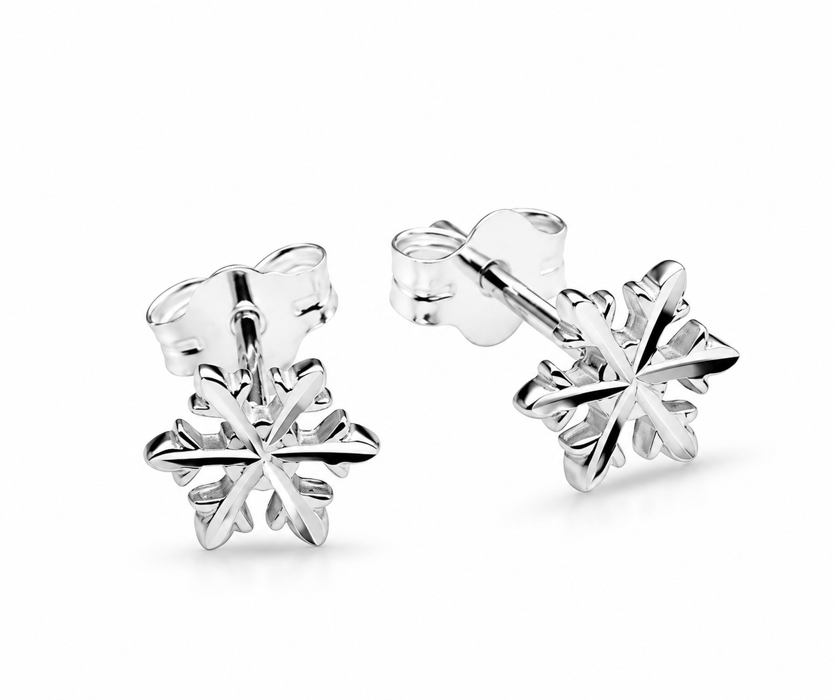 Sterling Silver Petite Star Stud Earrings - Caesar Loves Ava