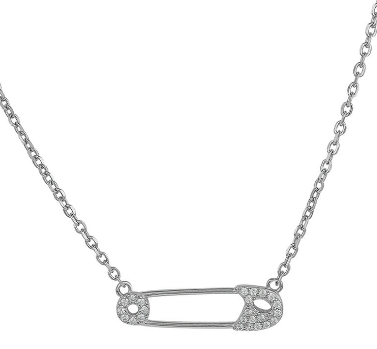 Lessie Sparkling Pin Necklace - Caesar Loves Ava