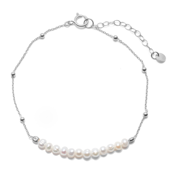 Phoebe Pearl and Ball Bracelet - Caesar Loves Ava