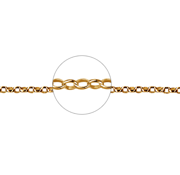 Yellow Gold Oval Belcher Chain - Caesar Loves Ava