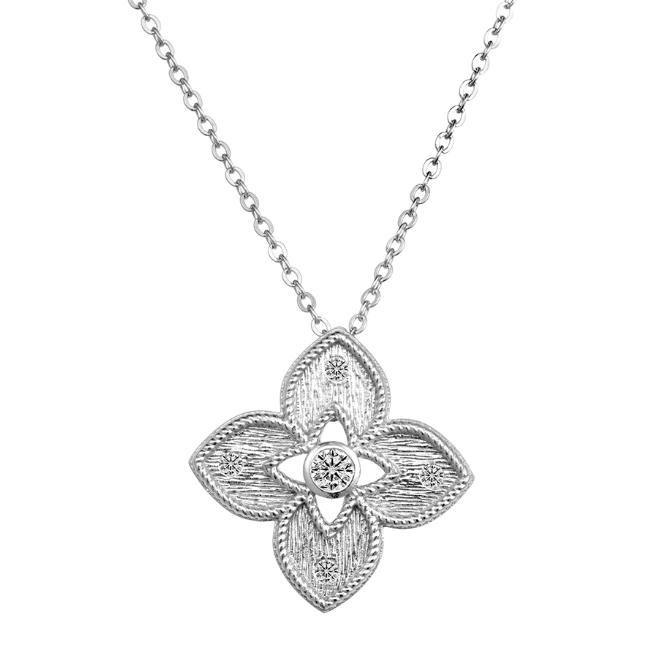 Daniella Dazzling Venetian Clover Necklace - Caesar Loves Ava