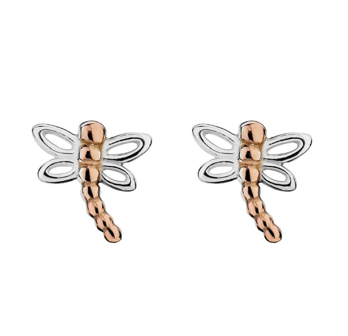 Demi Sterling Silver Dragonfly Studs - Caesar Loves Ava