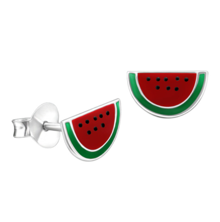 Wanda the Watermelon Stud Earrings - Caesar Loves Ava