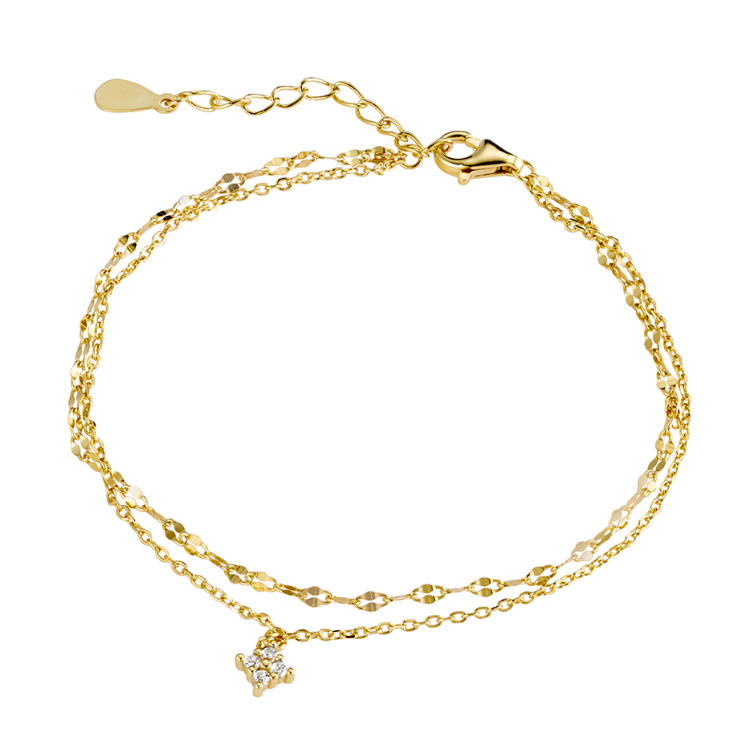 Briella Sparkling Multi Strand Dazzling Bracelet