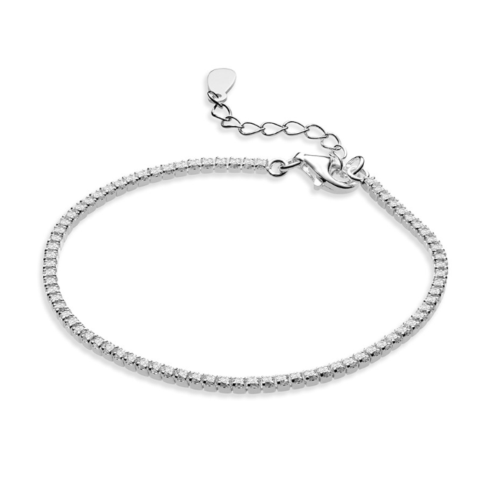 Wynn Sterling Silver Sparkling Tennis Bracelet