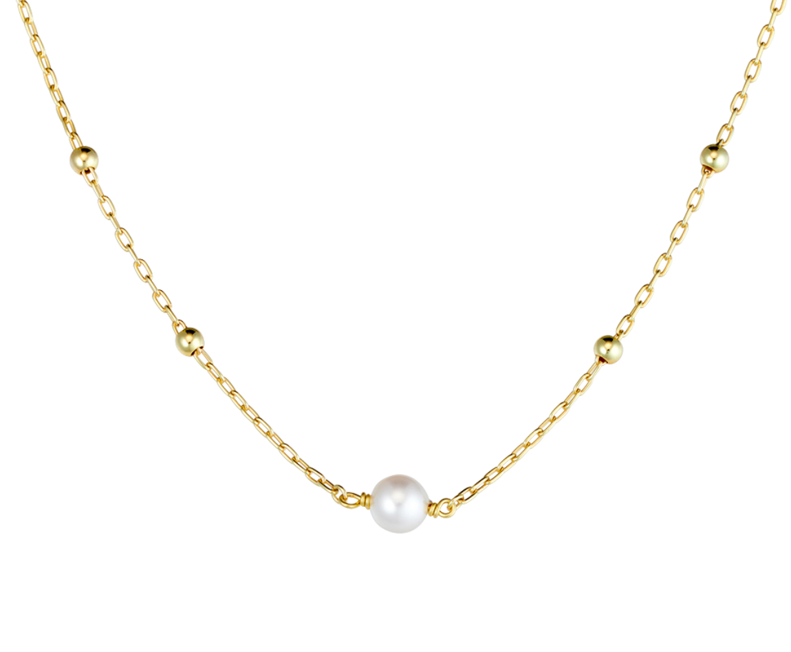 Lila Sterling Silver and Freshwater Pearl Chain