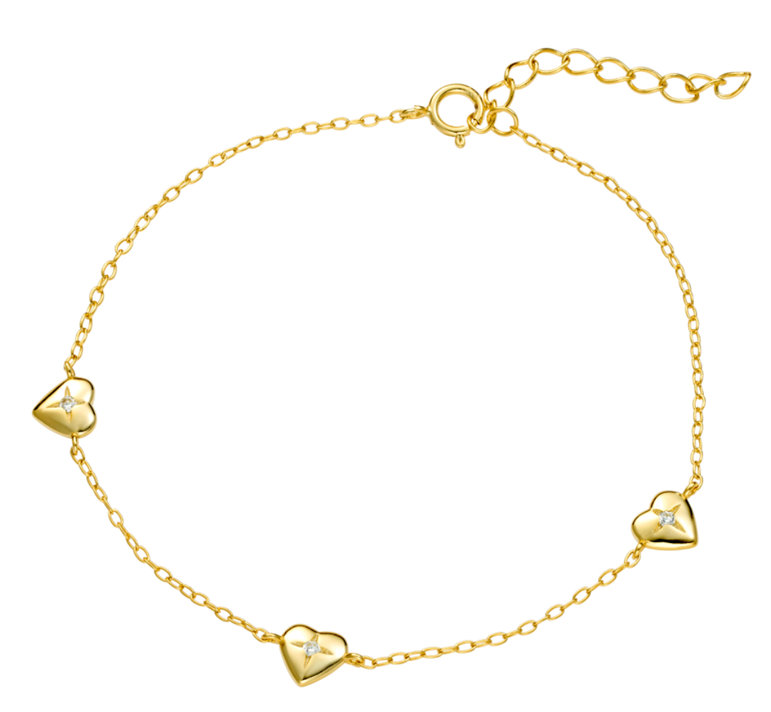 Loni Sterling Silver North Star Bracelet
