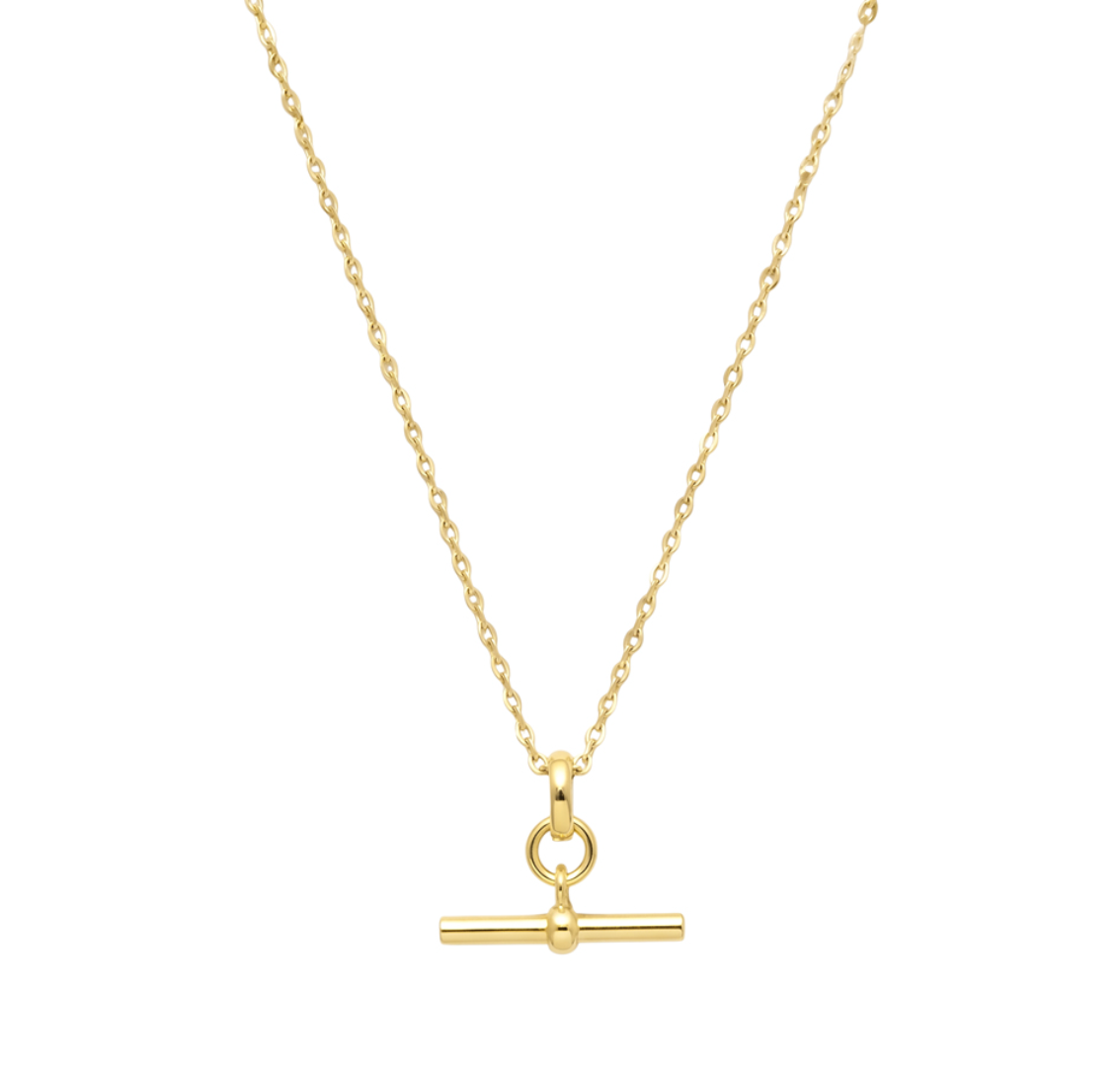 Sutton Sterling Silver T-Bar Necklace