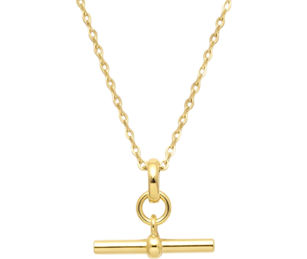 Sutton Sterling Silver T-Bar Necklace