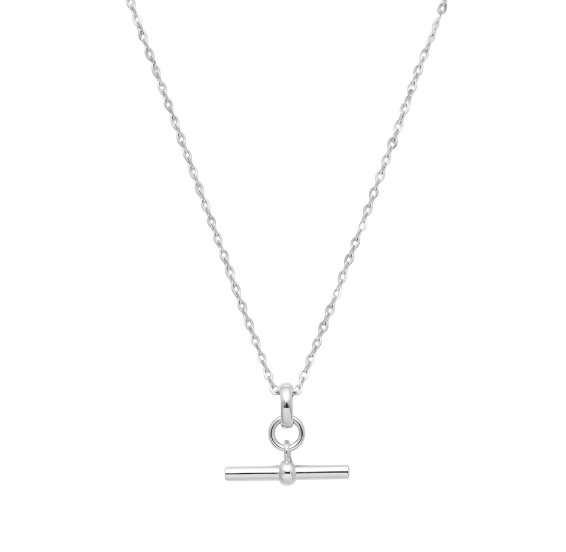 Sutton Sterling Silver T-Bar Necklace