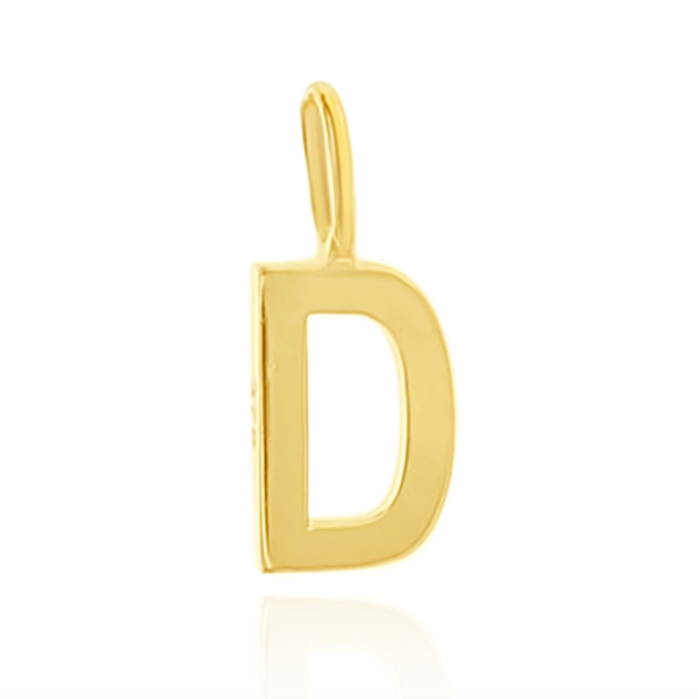 Solid Gold Mini Initial Charms
