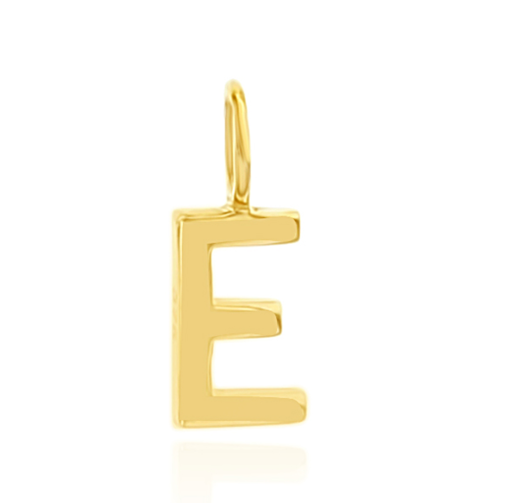 Solid Gold Mini Initial Charms