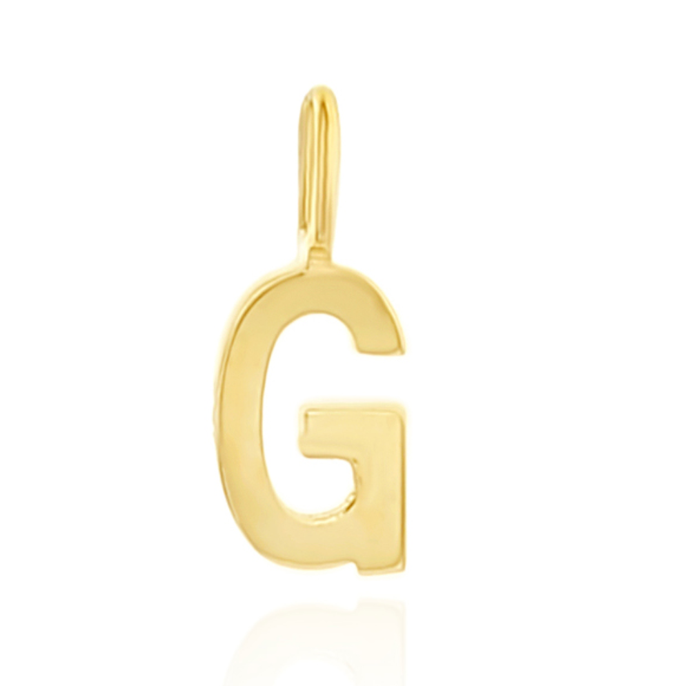 Solid Gold Mini Initial Charms
