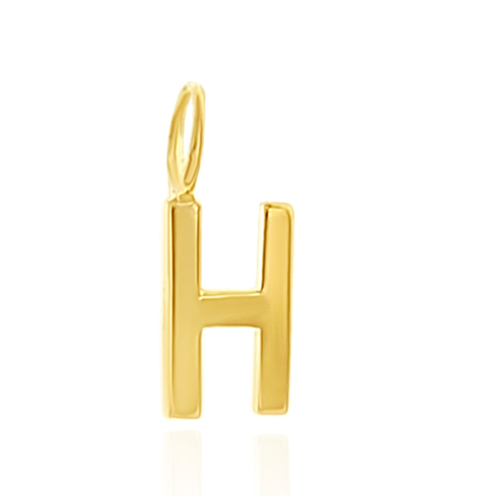 Solid Gold Mini Initial Charms