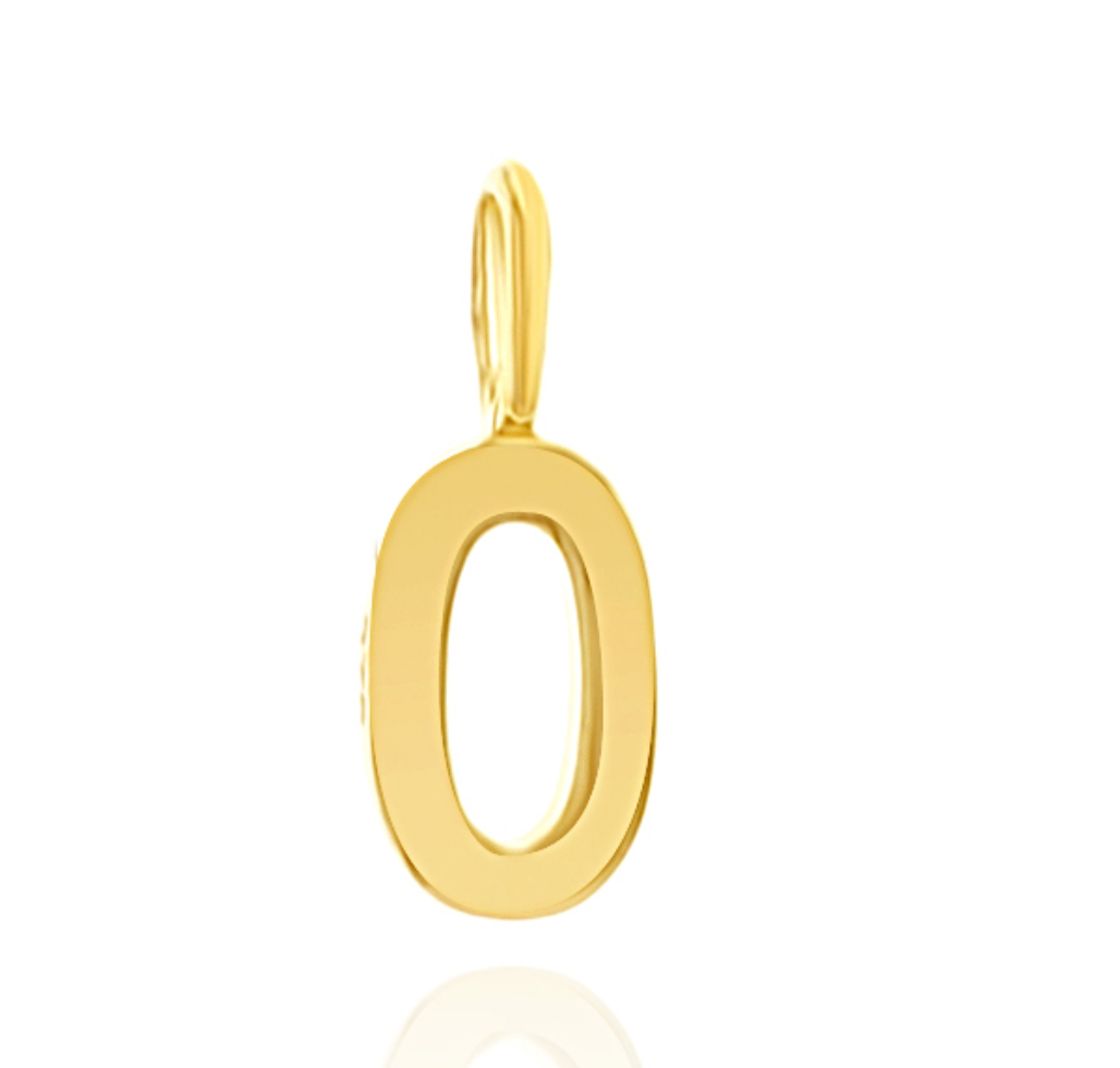 Solid Gold Mini Initial Charms