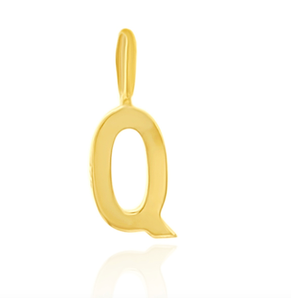 Solid Gold Mini Initial Charms