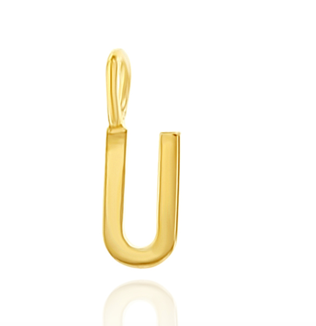 Solid Gold Mini Initial Charms