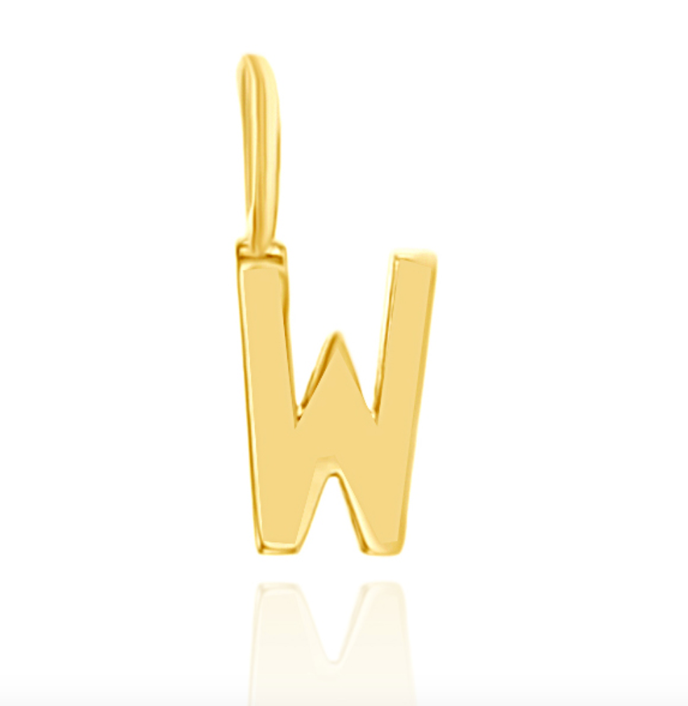 Solid Gold Mini Initial Charms