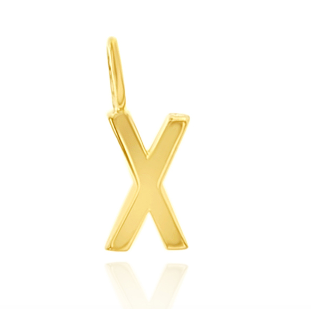 Solid Gold Mini Initial Charms