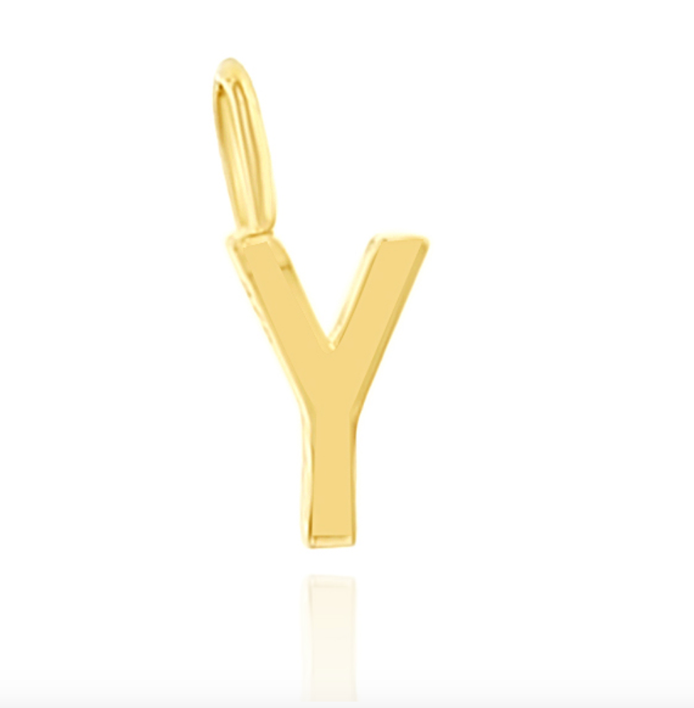 Solid Gold Mini Initial Charms