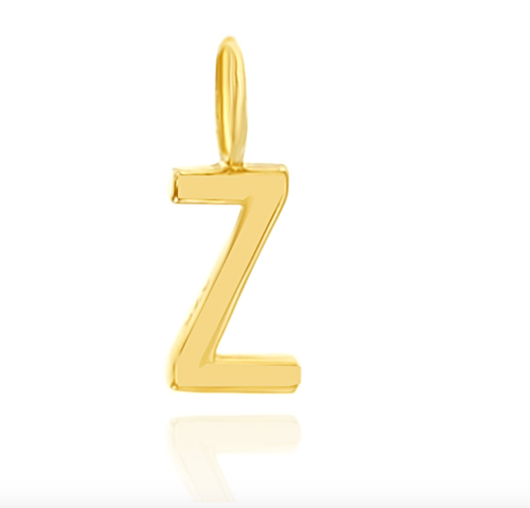 Solid Gold Mini Initial Charms