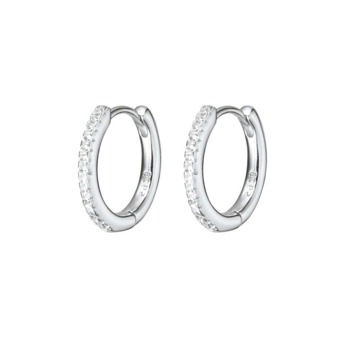 Marika Sterling Silver Dazzling Huggies