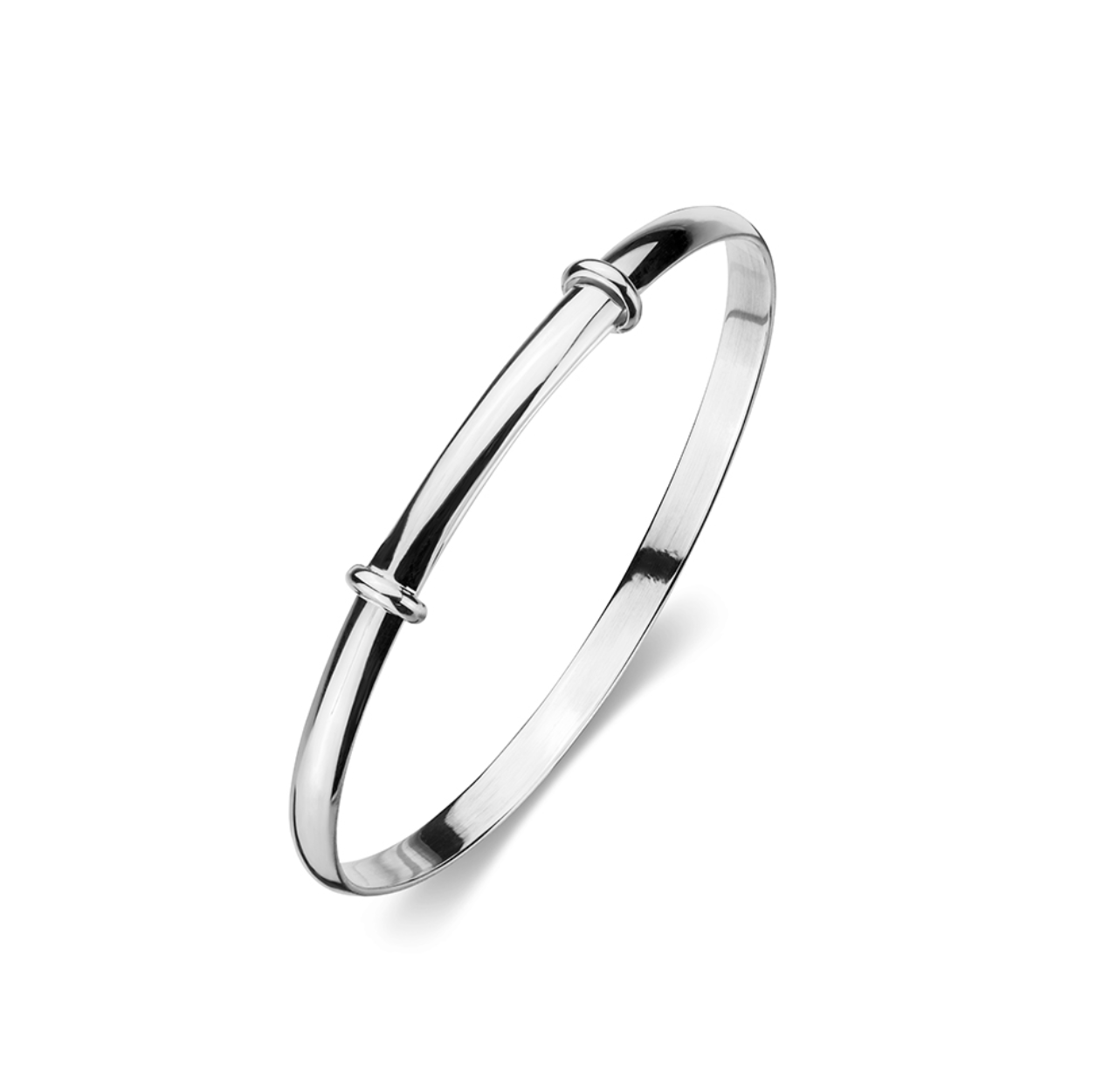 Liana Sterling Silver Expandable Bangle - Caesar Loves Ava