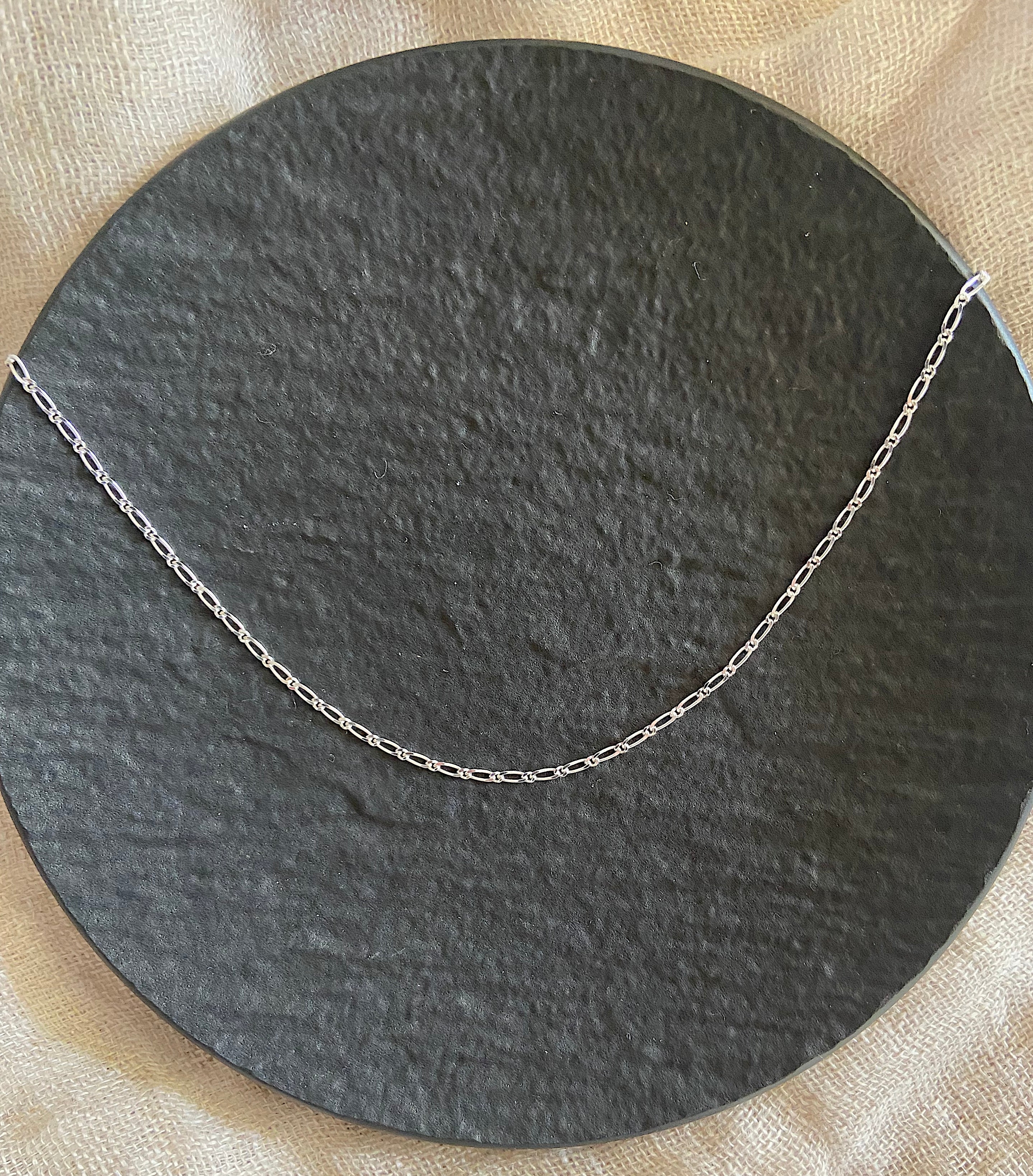 Sterling Silver Diamond Cut Chain - Caesar Loves Ava