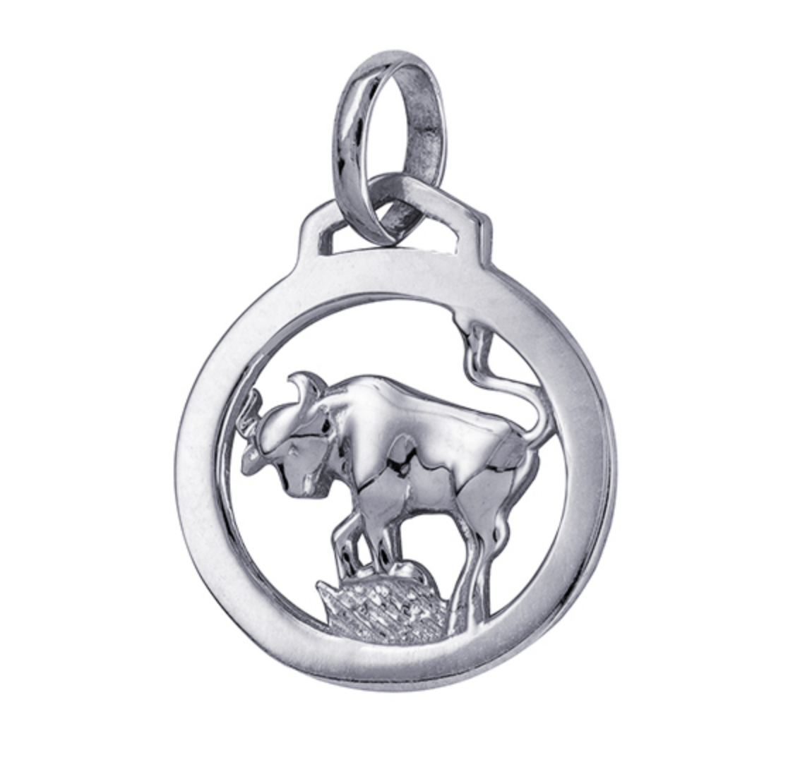 Round Cut Out Zodiac Pendants - Sterling Silver and Solid Gold - Caesar Loves Ava
