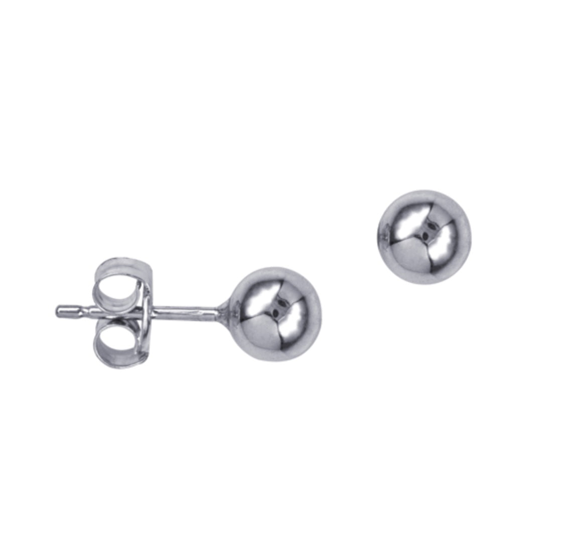 5mm Ball Studs - Solid Gold and Sterling Silver - Caesar Loves Ava