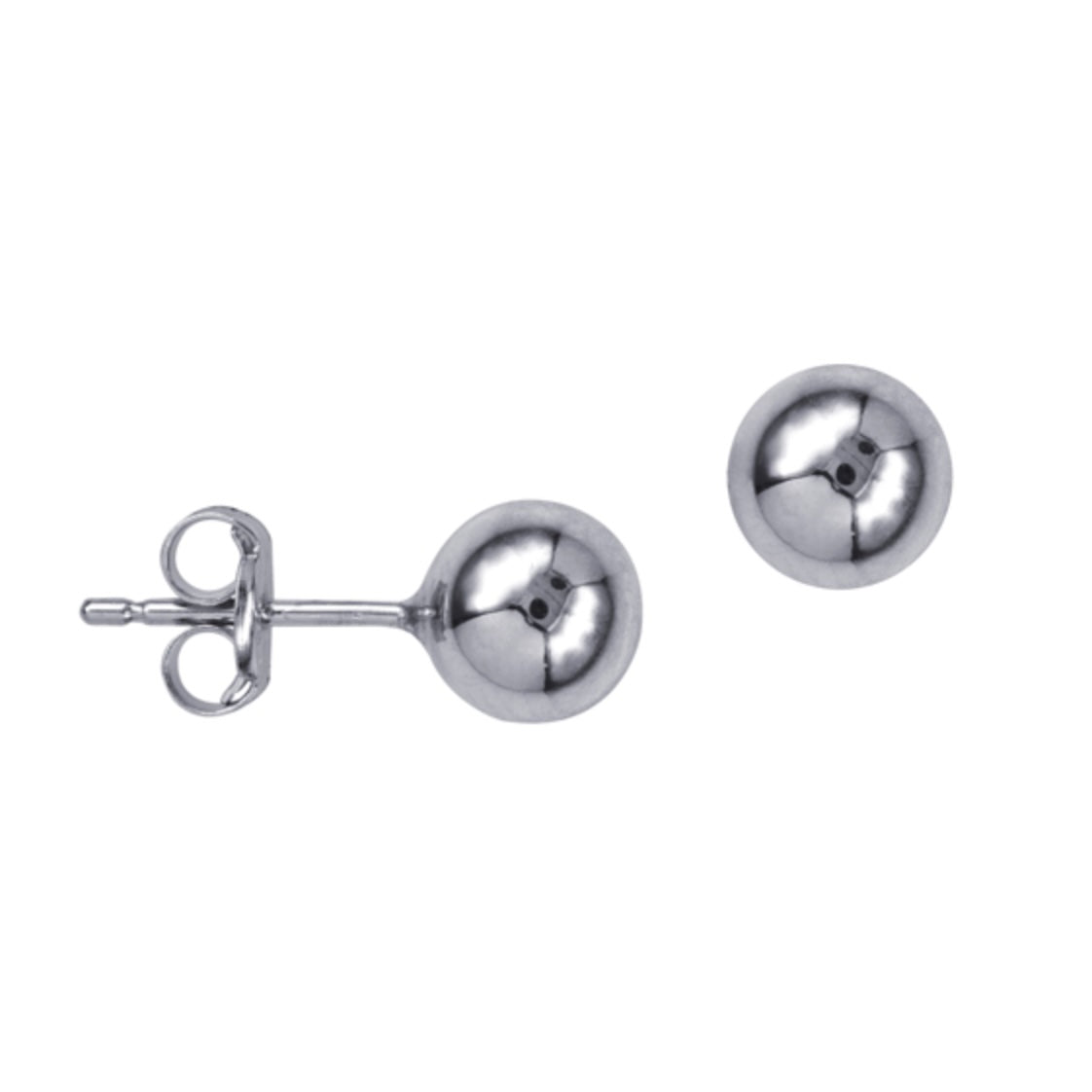 6mm Ball Studs - Solid Gold and Sterling Silver - Caesar Loves Ava