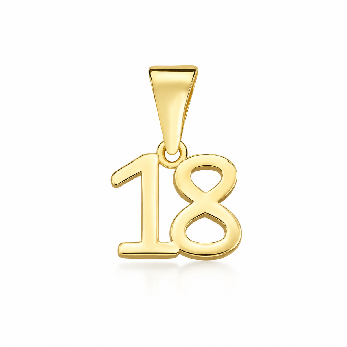 Samari '18' Yellow Gold Pendant