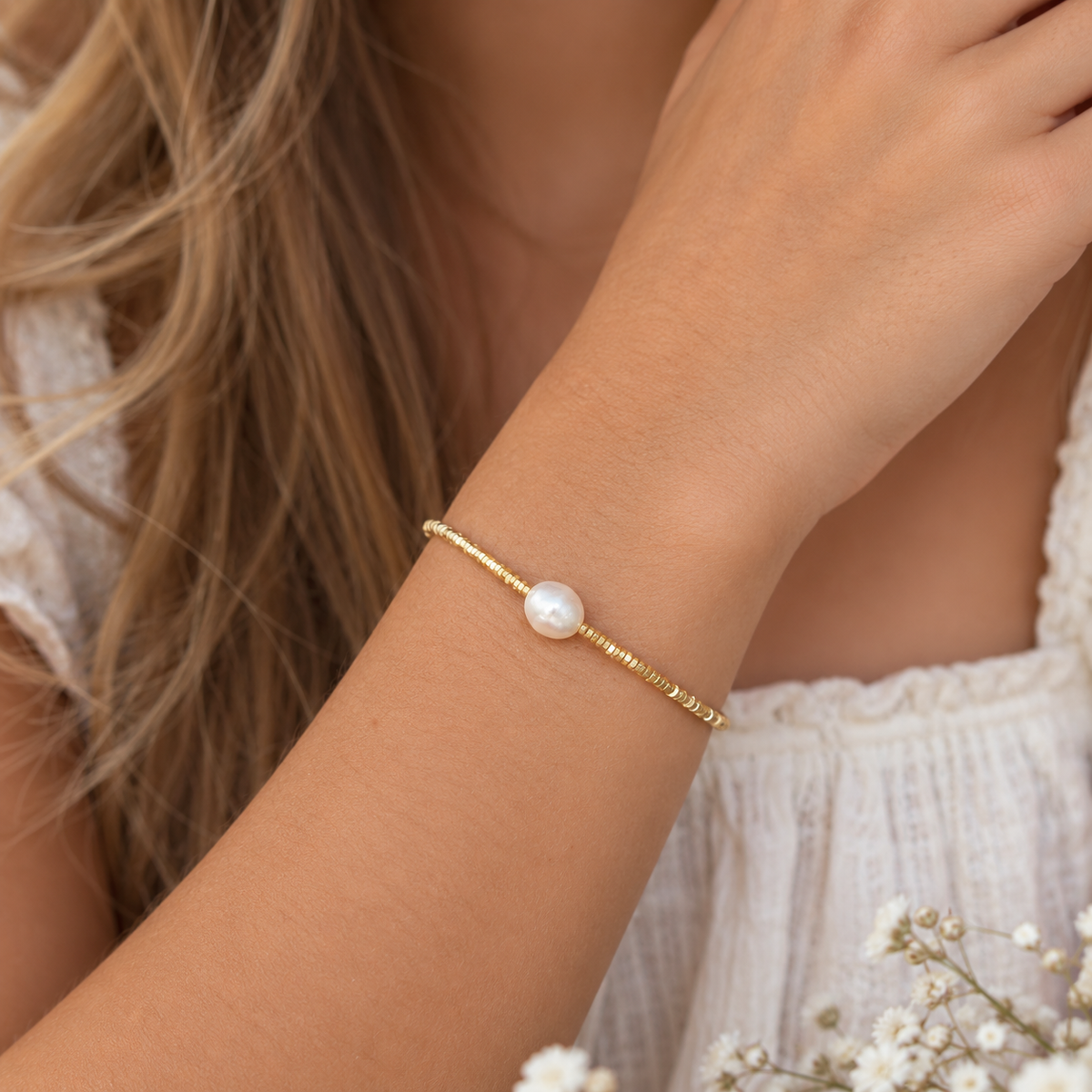 Leonie Pearl Bracelet