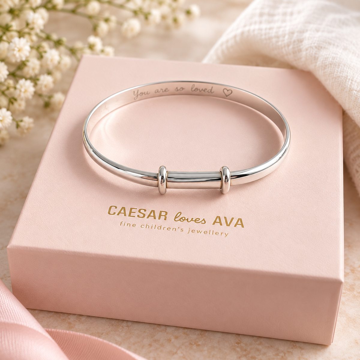 Liana Sterling Silver Expandable Bangle