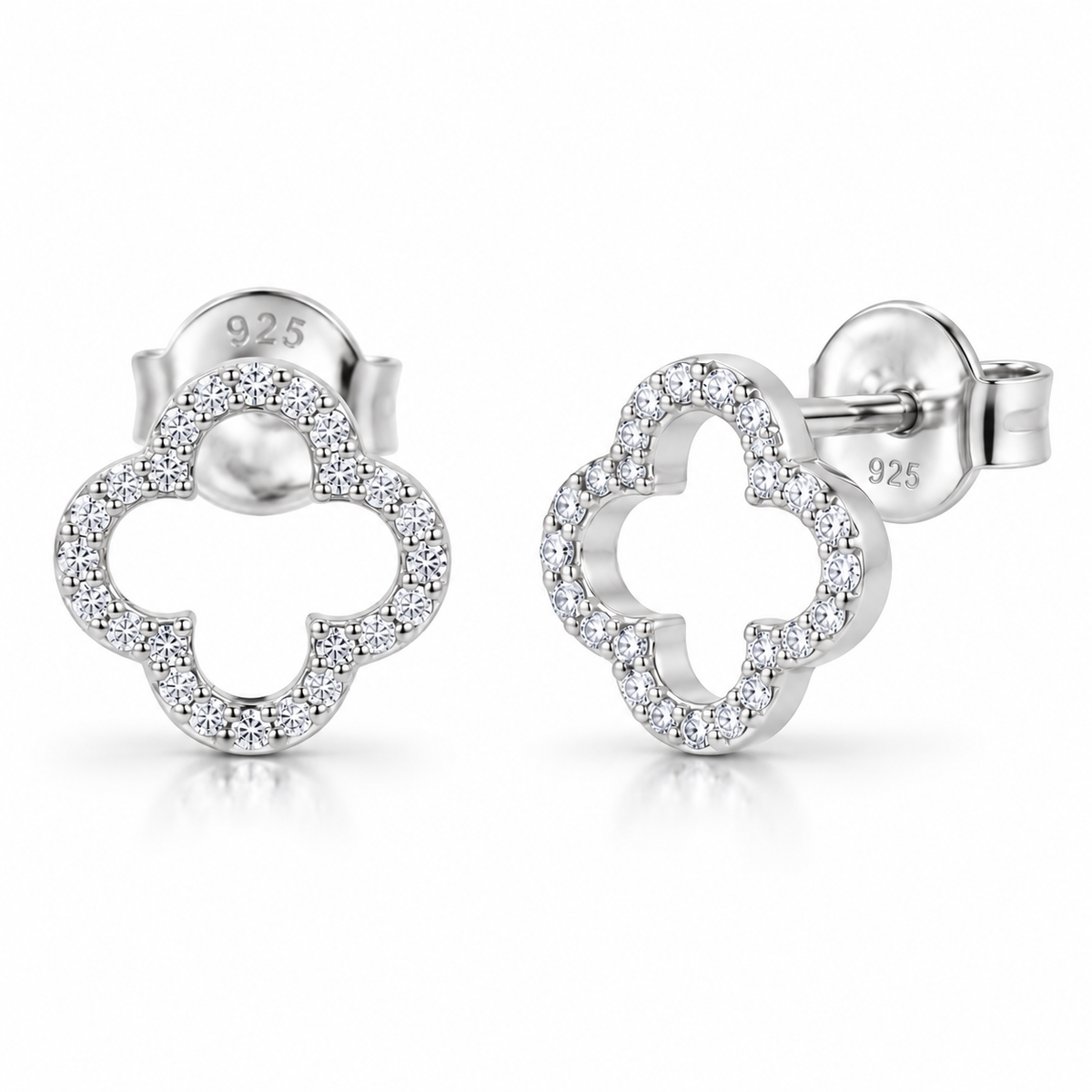 Sophie Dazzling Cut Out Clover Studs