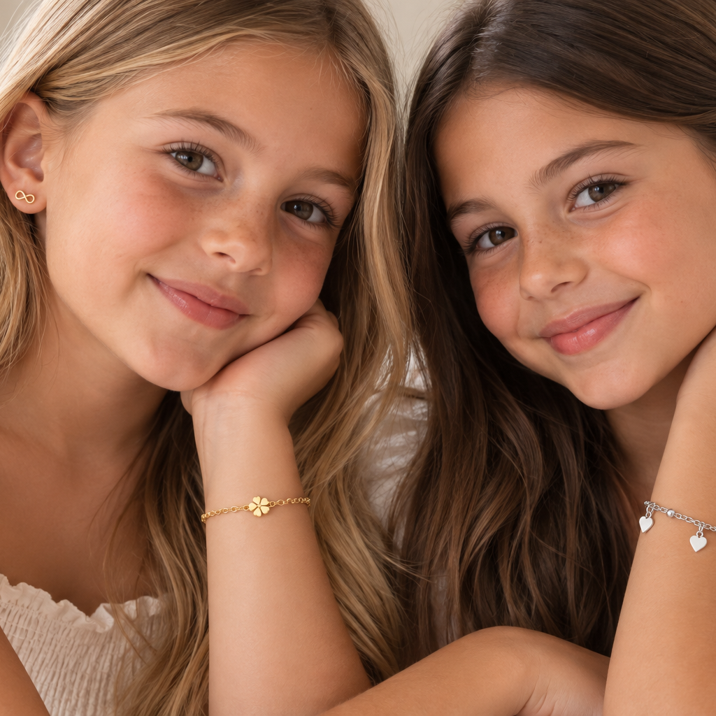 Lilou Solid Gold Floral Bracelet