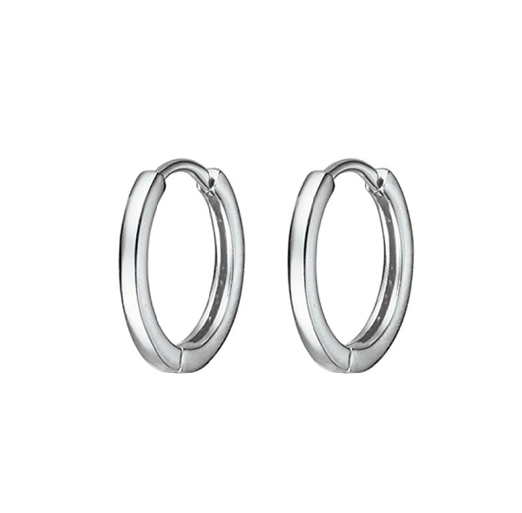 Mae Sterling Silver Huggies - Caesar Loves Ava