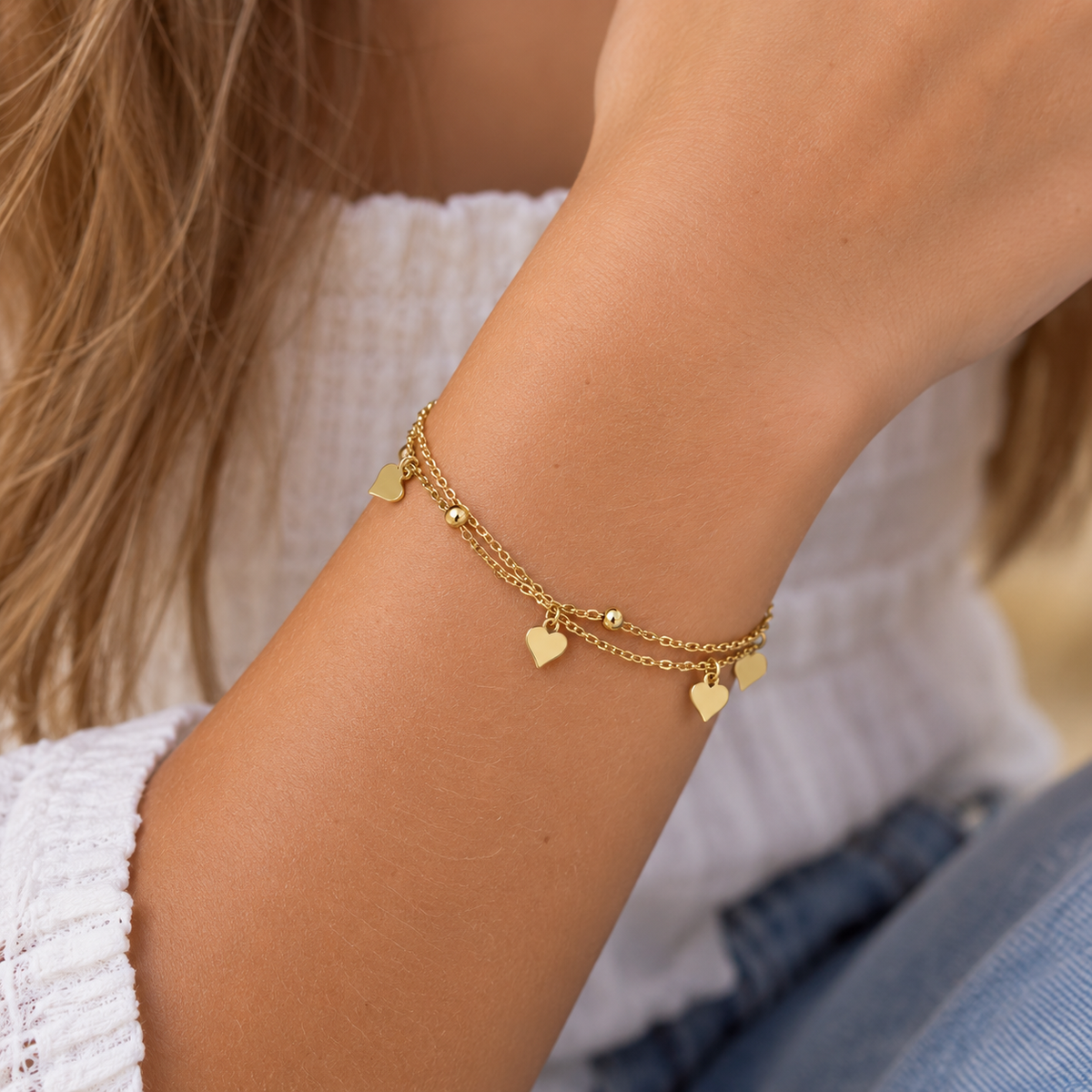 Loni Sterling Silver North Star Bracelet