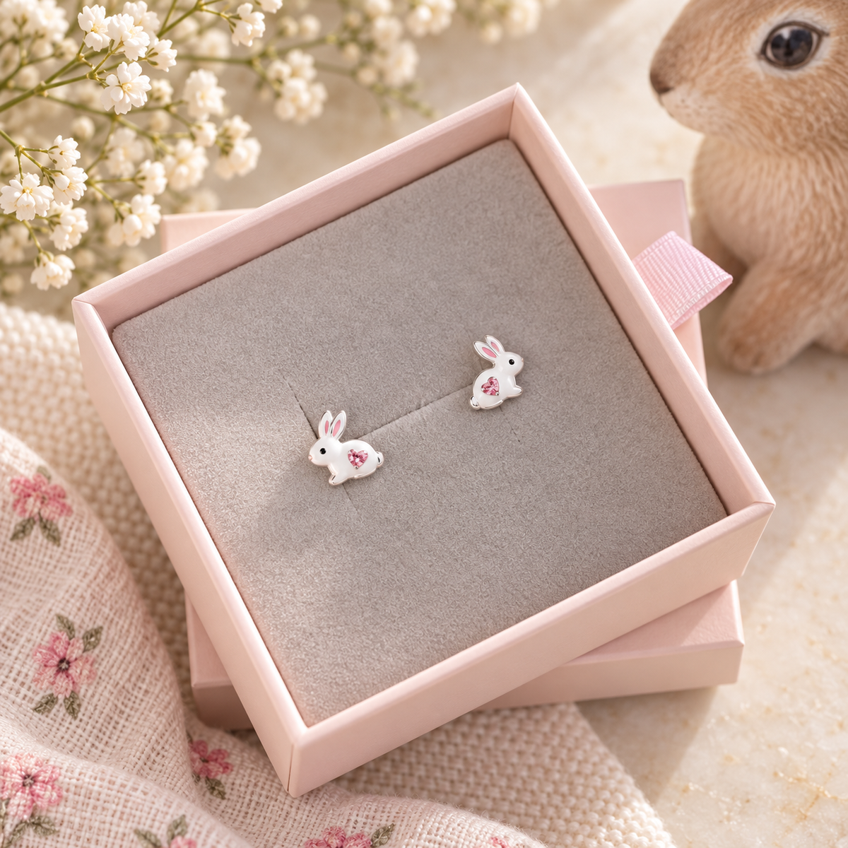 Bonnie Bunny Rabbit Studs